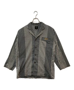 Jean Paul Gaultier Homme Camisa Chaqueta Rayas Talla: L Negro Hombre - Imagen 1 de 5