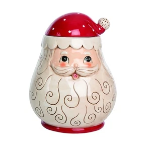 Jolly Santa Keksdose Johanna Parker Transpac RIESIG NEU - Bild 1 von 6