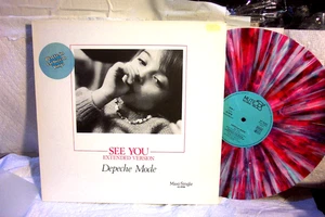 DEPECHE MODE 12" EP "See You bw Now This is Fun" 1982 MUTE Purple Splatter NM- - Picture 1 of 2