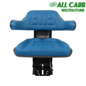 Asiento de suspensión de tractor para Ford 2000, 2600, 2610 3000 4000 3600 4600 3910 azul - Imagen 1 de 12