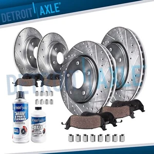 11.89 inch Front and 12 inch Rear Rotors Pads for Town & Country Grand Caravan - Picture 1 of 11
