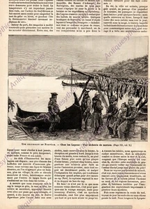 EXCURSION NORVEGE NORWAY BERGEN GOL CHURCH HAMMERFEST FISHING NORGE 8 PAGES 1888 - Picture 1 of 5