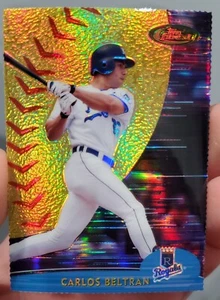 2000 Finest Carlos Beltran Gold Refractor Die-cut SP #20 Royals - Picture 1 of 2