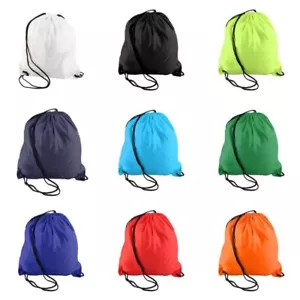 Unisex WandernReise Seil Taschen Kordelzug Rucksack Wasserdicht Freizeit Einfach Tasche - Bild 1 von 24