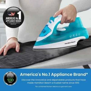 2200W Steam Iron Non-Stick Ceramic Soleplate Easy Fill - Picture 1 of 7