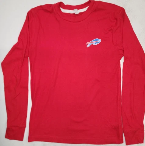 30314 Adult Unisex BUFFALO BILLS Pajama Pajamas Football Top Red NEW Cover