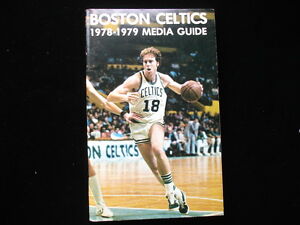 1978-79 Boston Celtics NBA Basketball Media Guide