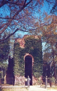 The Jamestown Church Tower Jamestown Virginia 1556 Postcard Unposted - Picture 1 of 2