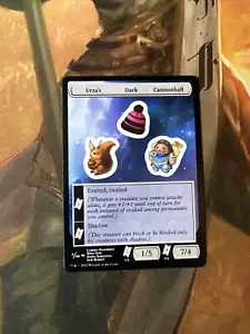 MTG Unfinity Sticker Sheet - Urza's / Dark / Cannonball #004 - Picture 1 of 1