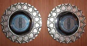 Set of 2: 1992 to 1997 Lincoln Town Car BBS Wheel 50th Anniversary Center Cap - Picture 1 of 4