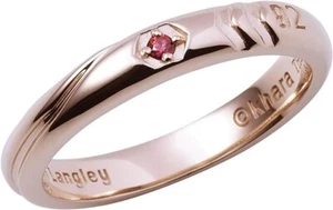 Evangelion Unit 2 Asuka EVSR-19 Silver Ring Jewelry 6.5US Japan Limited THE KISS - Picture 1 of 5