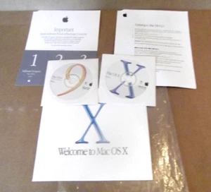 Apple Software Mac OS X 10.1 update + 9.2.1 upgrade CDs 600-9658 NEW - Picture 1 of 4