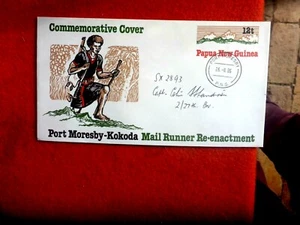 CAPTAIN COLIN HENDERSON 2/27TH BAT SX 2893 SIGNED KOKODA PNG PSE - Picture 1 of 1