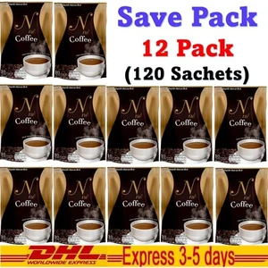12x N Ne' Coffee Instant Espresso Coffee Weight Control Burns Fat Sugar-Free - Picture 1 of 12