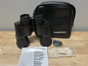 Tasco 10x50mm Zip Focus Wide Angle Binoculars w/Case & Instructions - Picture 1 of 9