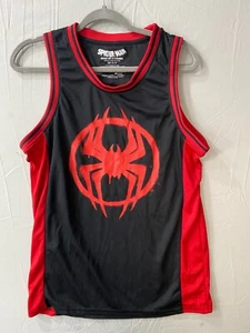 Camiseta deportiva de baloncesto Marvel Spiderman Miles Morales para hombre, talla pequeña, usada - Imagen 1 de 9