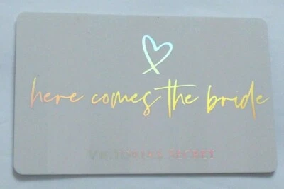 Victoria's Secret Gift Card -Here Comes the Bride - No Value - I Combine Ship - Image 1 of 2