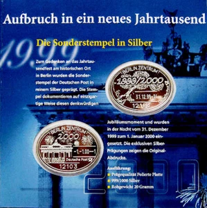 Silber Sonderstempel der Deutschen Post - Bild 1 von 5