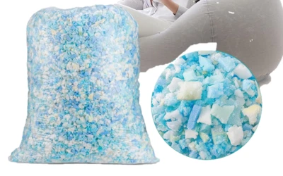 Premium Shredded Memory Foam Made in USA Filling Stuffing for Pillows Dog Beds - Image 1 of 4