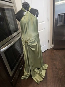 Aspeed Green Sleeveless Beaded Gown Xl - Picture 1 of 11