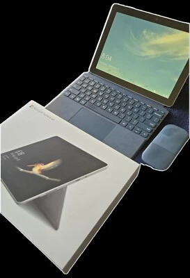 PRE-OWNED Microsoft  Surface Go - Silver - 10" Touch-Screen - PLUS Accessories - Image 1 of 4