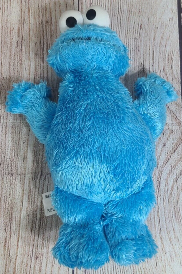Hasbro Sesame Street Plush Cookie Monster Stuffed Toy Blue 9.5" 2013 - Image 1 of 3