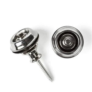 NEW - Dunlop Dual Design Strap Lock System (2) - BLACK NICKEL, #SLS1036BN - Picture 1 of 1