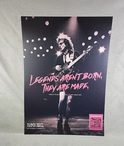 AC/DC Angus Young Ernie Ball "Colors" Promo Poster - Picture 1 of 1