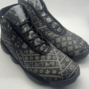 JORDAN HORIZON BHM 2016 BLACK/PURPLE STEEL-LIGHT CHARCOAL 822333 022 NWB Men 10 - Picture 1 of 15