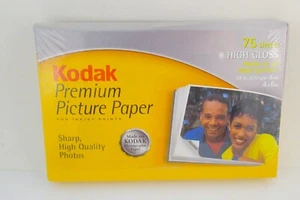 Kodak Premium Picture Paper for inkjet 75 sheets High Gloss 4" x 6" #888 7713 - Bild 1 von 1