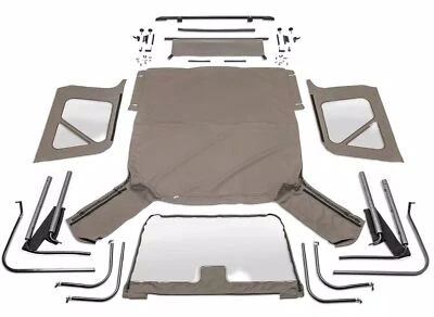 Rampage 68736 Complete Soft Top Kit Fits 97-06 Wrangler (TJ) - Image 1 of 2