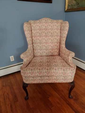 HICKORY CHAIR WING BACK CHAIR MAHOGANY Cover