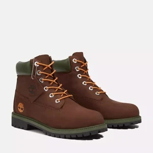 Timberland Premium Nubuck 6 pulgadas botas impermeables nuevas niños talla 2 - Imagen 1 de 15