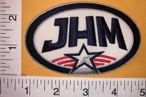 2009 Columbus Blue Jackets JHM Memorial Jersey Sleeve Patch John H McConnell - Bild 1 von 1