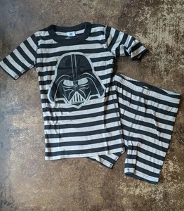 Hanna Andersson Star Wars Darth Vader Short John Pajama Set Size 140 (10) - Picture 1 of 4
