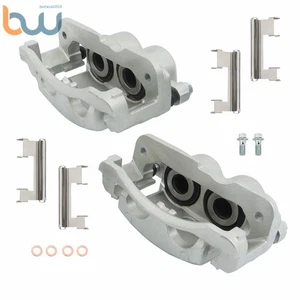 PAR DE PINZAS DE FRENO DELANTERAS PARA 03-08 GMC SAVANA 1500 03-05 CHEVY ASTRO CON SOPORTE - Imagen 1 de 12