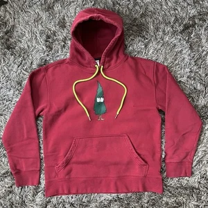 Nike SB Fleece Firry The Tree Pullover Hoodie Mens Small Red Graphic Skate - Picture 1 of 16