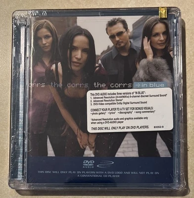 In Blue by The Corrs 2001 Atlantic DVD Audio Stereo/Surround/Video NEW SEALED — 第 1/2 张图片