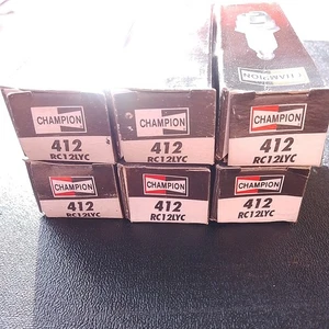 VIPER/CHRYSLER 2002/2003 V10 ENGINE CHAMPION RFN14LY SET OF TEN/10 SPARKPLUGs  - Picture 1 of 9