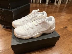 RARE Nike Air Jordan 11 Retro Low Heiress Pure Platinum Size 9.5y 897331-100 9.5 - Picture 1 of 12