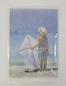 JJ) Vintage Clear Borderless Acrylic Magnetic Photo Frame 3.5" x 5" - Picture 1 of 3