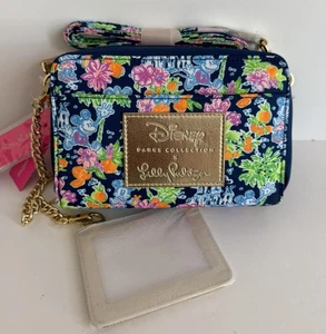 Bandolera Lilly Pulitzer Disney Mickey y Minnie Mouse Nueva con Etiquetas - Imagen 1 de 9