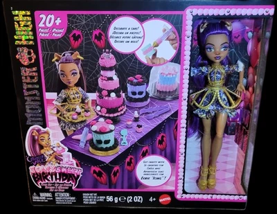 Monster High Scary Sweet Birthday with CLAWDEEN WOLF & Cake Kit Playset~NEW - Image 1 of 4