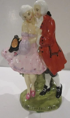 Royal Doulton Figurine The Perfect Pair 7.25 In Ca 1920 Very Rare HN 581 - Image 1 of 4