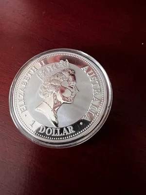 Moneda de plata Australia Cucaburra 1993 1 oz ¡con cápsula impecable!! Foto 1 de 4