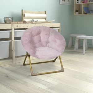 Roseto FFIF46061 Callicratides 23"W Steel Framed Polyester Accent - Soft Gold / - Picture 1 of 12