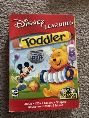 Disney Learning Toddler  2 Deluxe CD-ROM/MAC Set Ages 18 Mos.-3 Brand New Sealed - Image 1 of 4