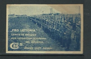 PRO LETTLAND - LETTLAND - LATVIJA Krieg Poster Stempel Aschenputtel Vignetten ww1 wwi  - Bild 1 von 1