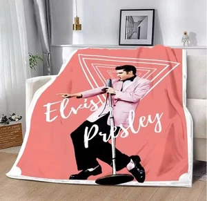 Elvis Presley 3D Ultra-Soft Premium Blanket/ Bedspread - Picture 1 of 1