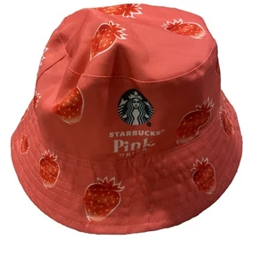 Cappello berretto Starbucks 2023 rosa bevanda e ananas paradiso secchiello reversibile raro - Foto 1 di 2